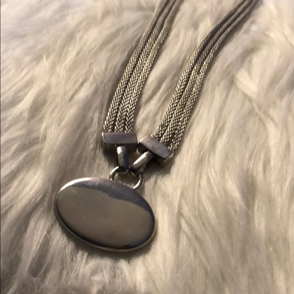 Anne Klein Silver Statement Necklace - image 3